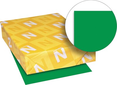 Exact Brights Paper, 8 1/2 x 11, Bright Pine, 20 Lb., 500 Sheets/ream