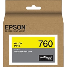 Epson 760 Ultrachrome Yellow Standard Yield Ink Cartridge