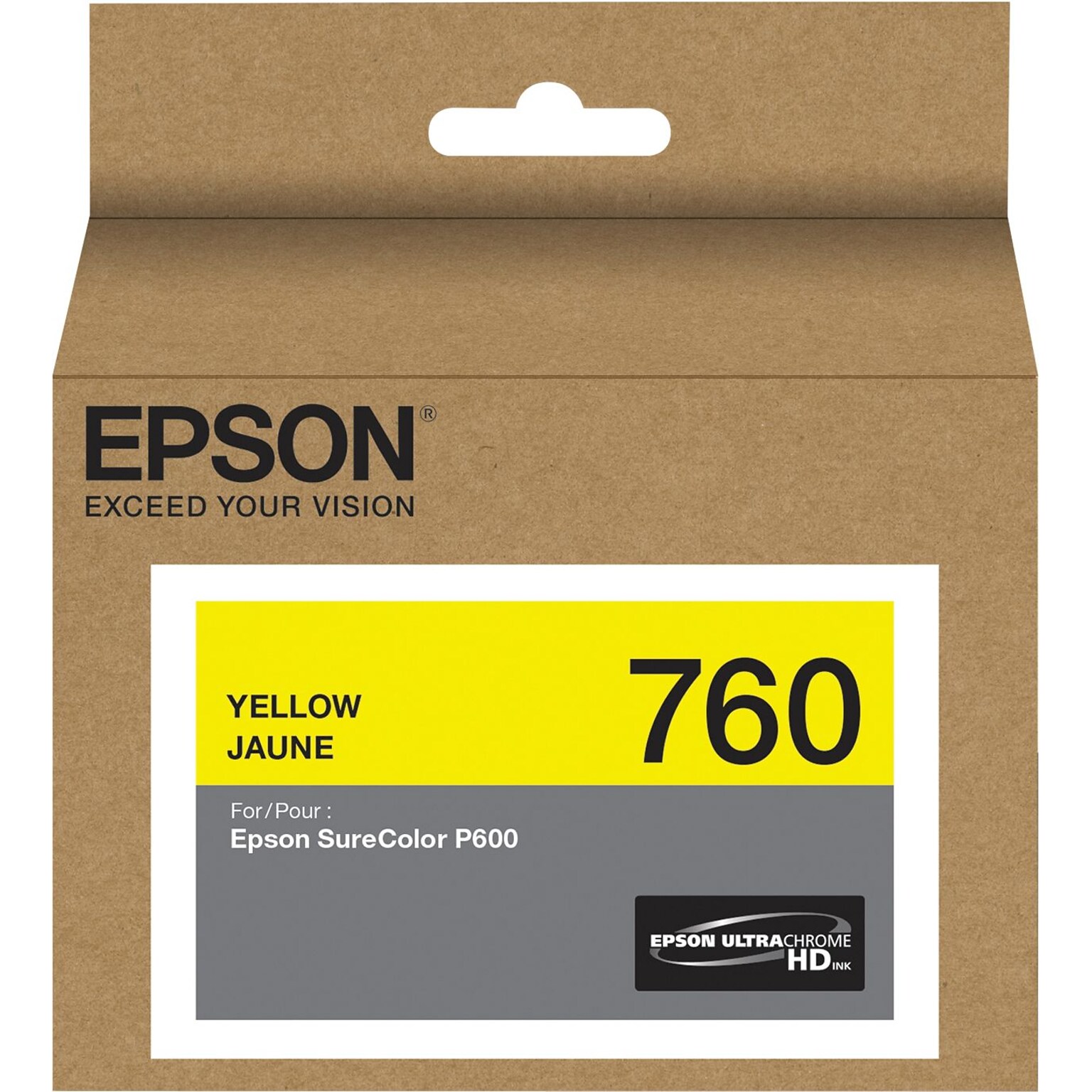 Epson 760 Ultrachrome Yellow Standard Yield Ink Cartridge