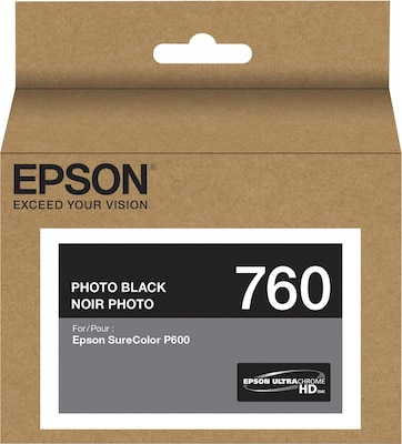 Epson 760 Ultrachrome Black Standard Yield Ink Cartridge