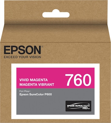 Epson 760 Ultrachrome Magenta Standard Yield Ink Cartridge