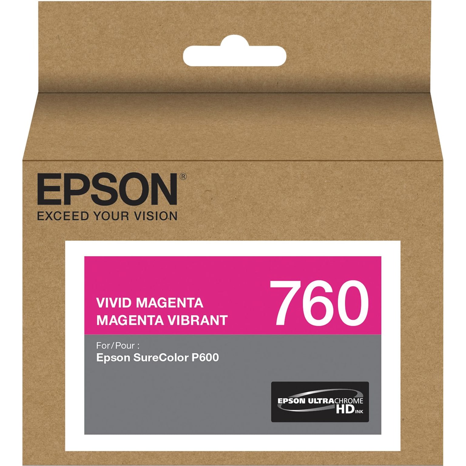 Epson 760 Ultrachrome Magenta Standard Yield Ink Cartridge