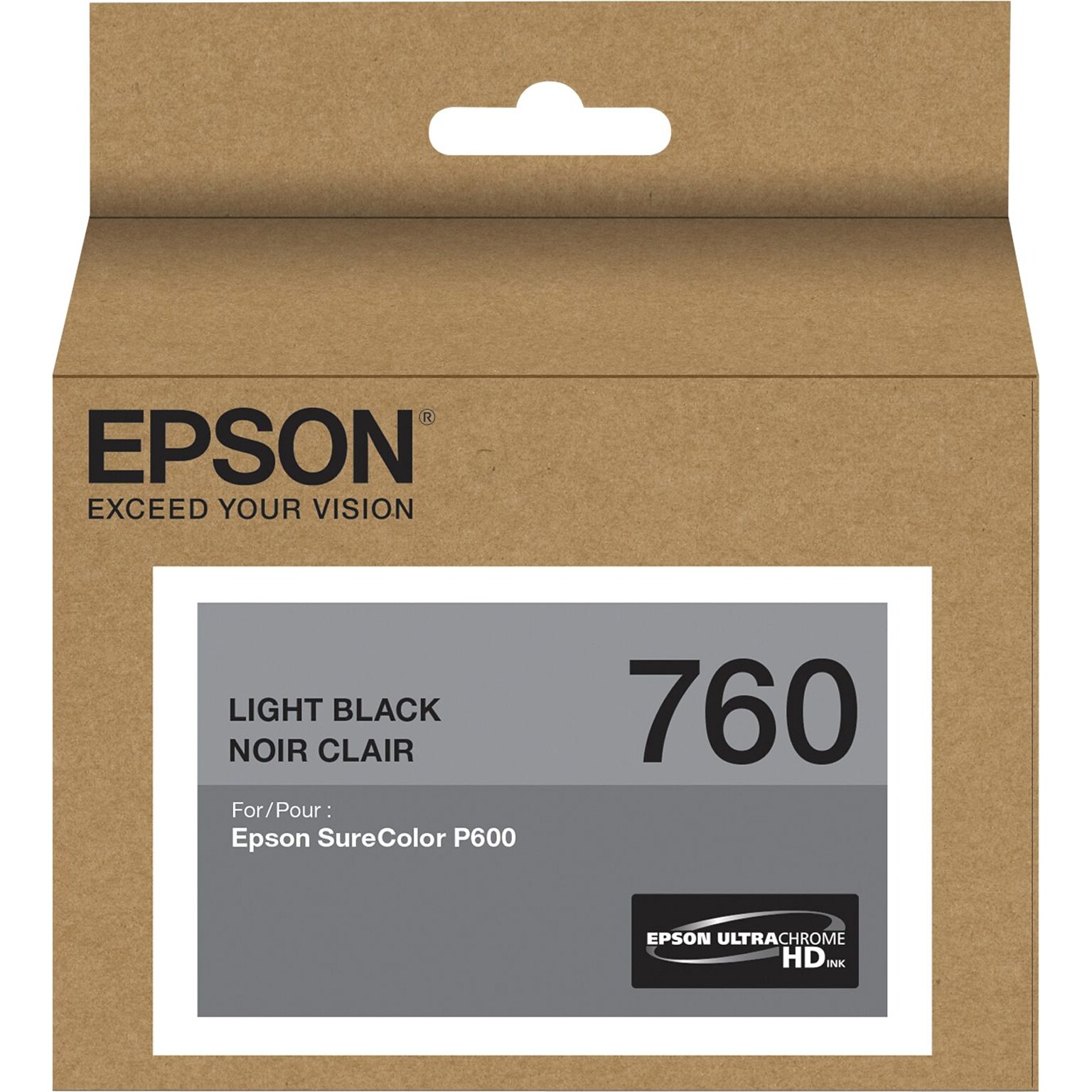 Epson 760 Ultrachrome Light Black Standard Yield Ink Cartridge