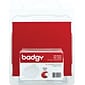 Badgy Blank Thin PVC Cards, White