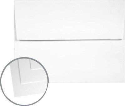 Lindenmeyr Envelope Smooth Text White 4.37 x 5.75 inch 250 / Box