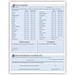 Medical Arts Press® Eye Care Registration Form, Numbered Sections