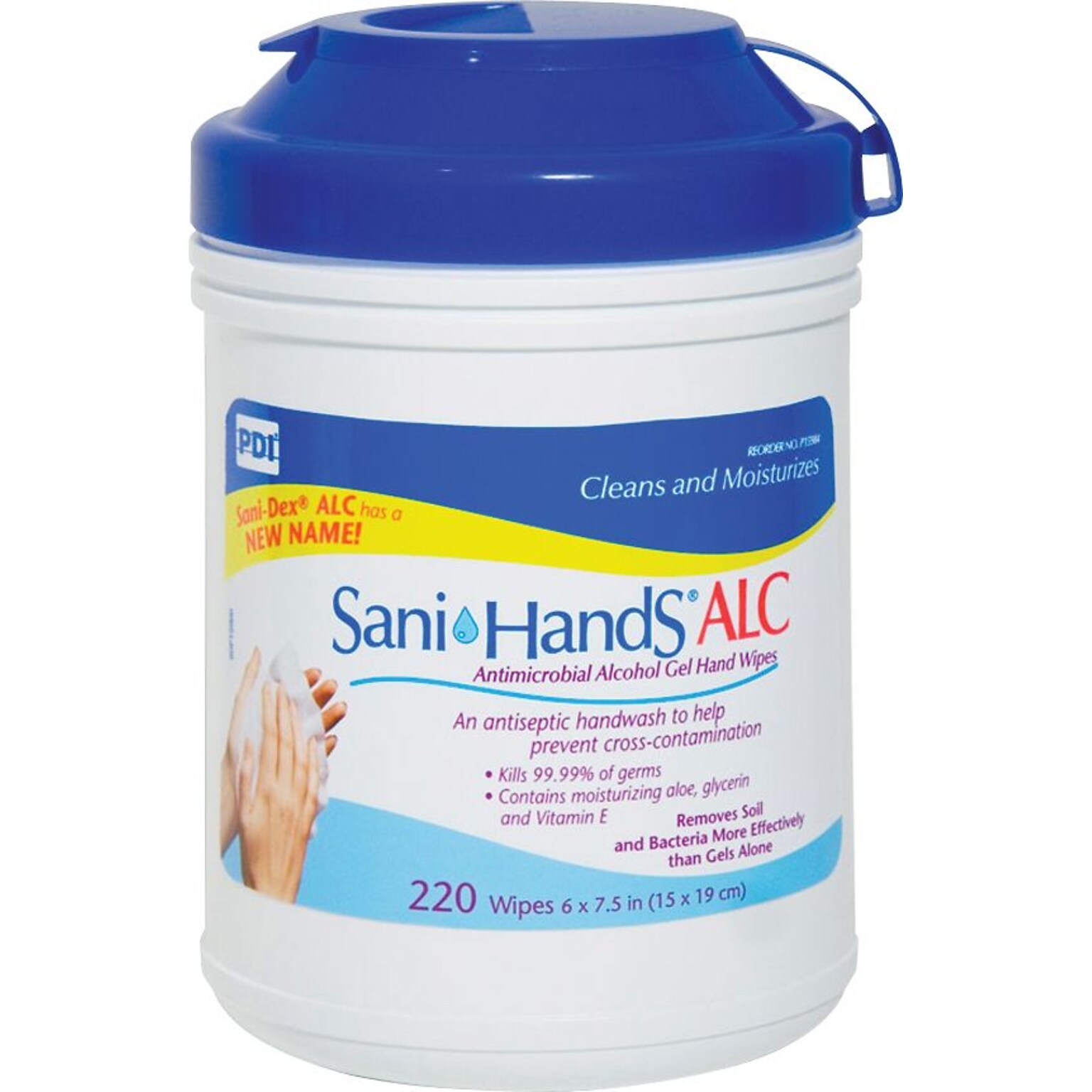Sani-Hands® Alcohol Gel Hand Wipes, 1320/Pack
