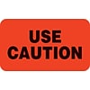 Behavior and Instruction Medical Labels, Use Caution, Red, 7/8x1-1/2, 500 Labels