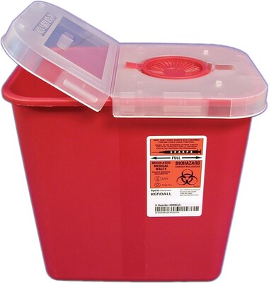 Kendall/Covidien Sharps Containers, 2 Gallon (8-Quart), 5/Case