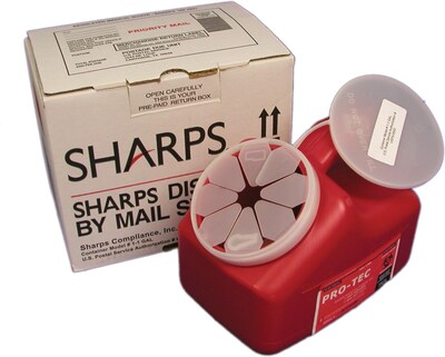 Sharps Compliance Disposal by Mail System®, 1 Gallon