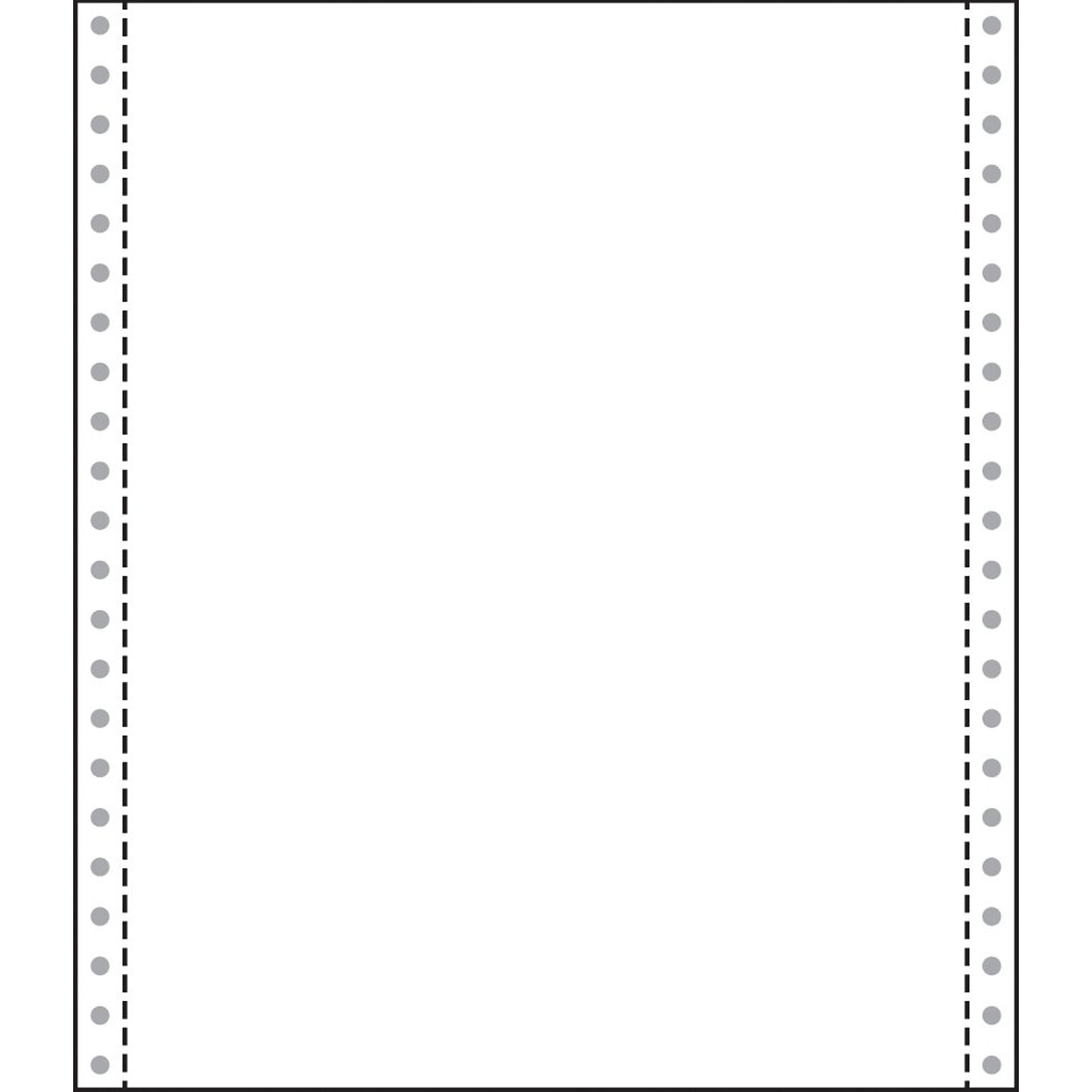 Printworks® Professional 2-Part 9.5 x 11 Blank Computer Paper, 13 lbs., 92 Brightness, 1400 Sheets/Carton (PRB02242)