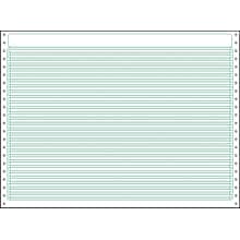Printworks® Professional Computer Paper, 13 lbs., 11 x 14.875, Green Bar, 2200 Sheets/Carton (PRB0