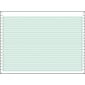 Printworks® Professional Computer Paper W/1/6" Green Bar, 14 7/8" x 11", White, 2200 Sheets