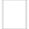 Printworks® Professional 4 Part Blank Computer Paper, 9 1/2 x 11, White, 800 Sheets