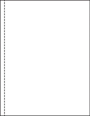 Printworks® Professional 8.5 x 11, Perforated Paper, 24 lbs., 92 Brightness, 2500 Sheets/Carton (0