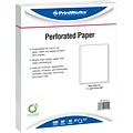 Printworks® Professional 8 1/2 x 11 20 lbs. Vertical Perforated 1/2 Paper, 2500/Case