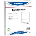 Printworks® Professional 8.5 x 11 Perforated Paper, 24 lbs., 92 Brightness, 2500 Sheets/Carton (04117P)