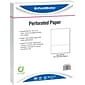 Printworks® Professional 8.5" x 11" Perforated Paper, 24 lbs., 92 Brightness, 2500 Sheets/Carton (04134)