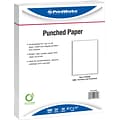 Printworks® Professional 8.5 x 11 19-Hole Punched Specialty Paper, 24 lbs., 92 Brightness, 2500 Sh