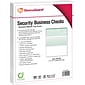 Paris DocuGard Standard 8.5" x 11" Business Security Check On Top, 24 lbs., Green, 500 Sheets/Ream, 2500/Carton (04502P)