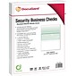 Paris DocuGard® 8 1/2 x 11 24 lbs. Standard Security Business Middle Check Paper, Green, 2500/Case