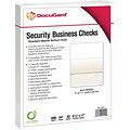 Paris DocuGard® 8 1/2 x 11 24 lbs. Standard Security Business Bottom Check Paper, Gold, 2500/Case