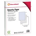 DocuGard® 24 lbs. Standard 2 Features Multi-Purpose Security Paper, 8 1/2 x 11, Blue, 2500 Sheets