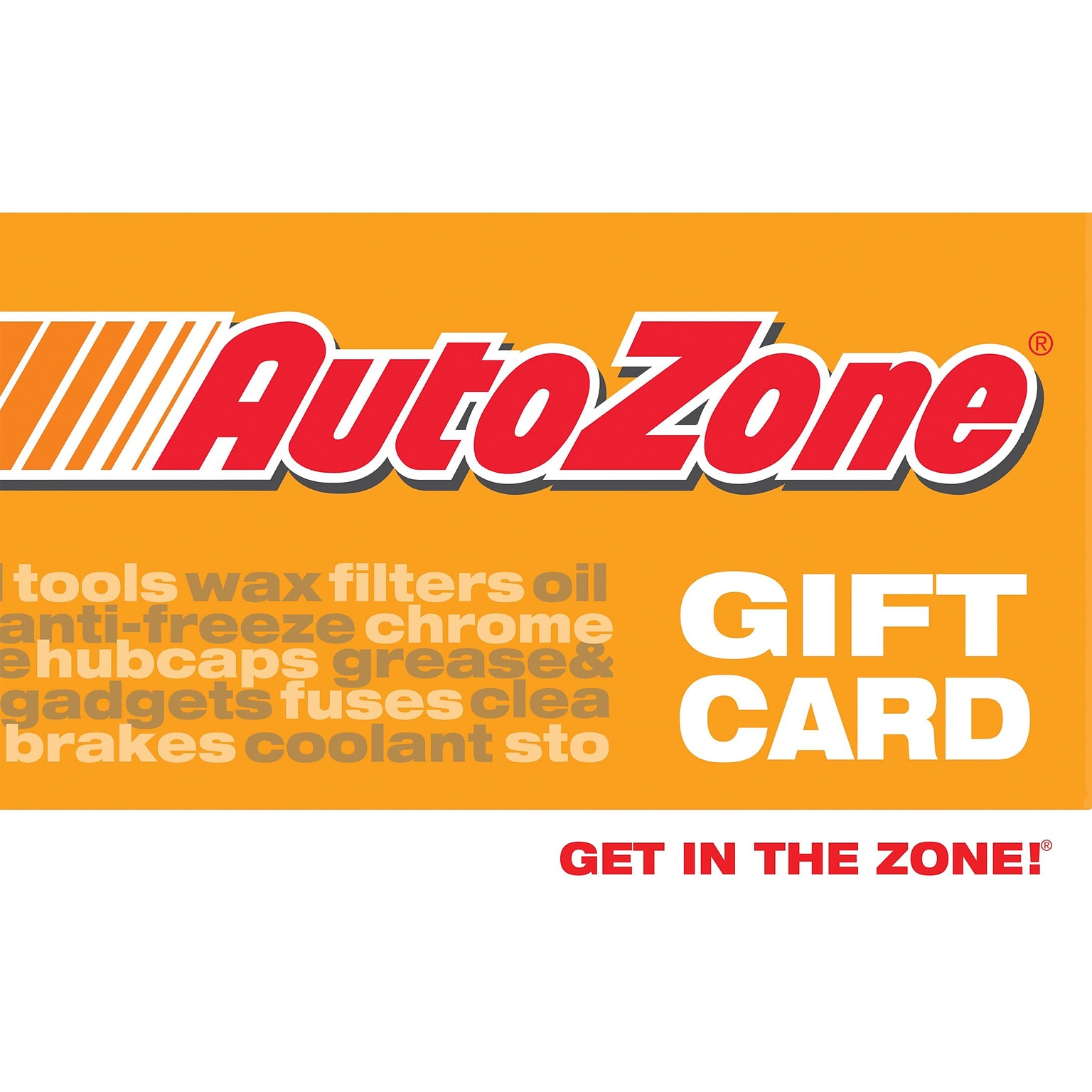 AutoZone $200 Gift Card (63316B20000)