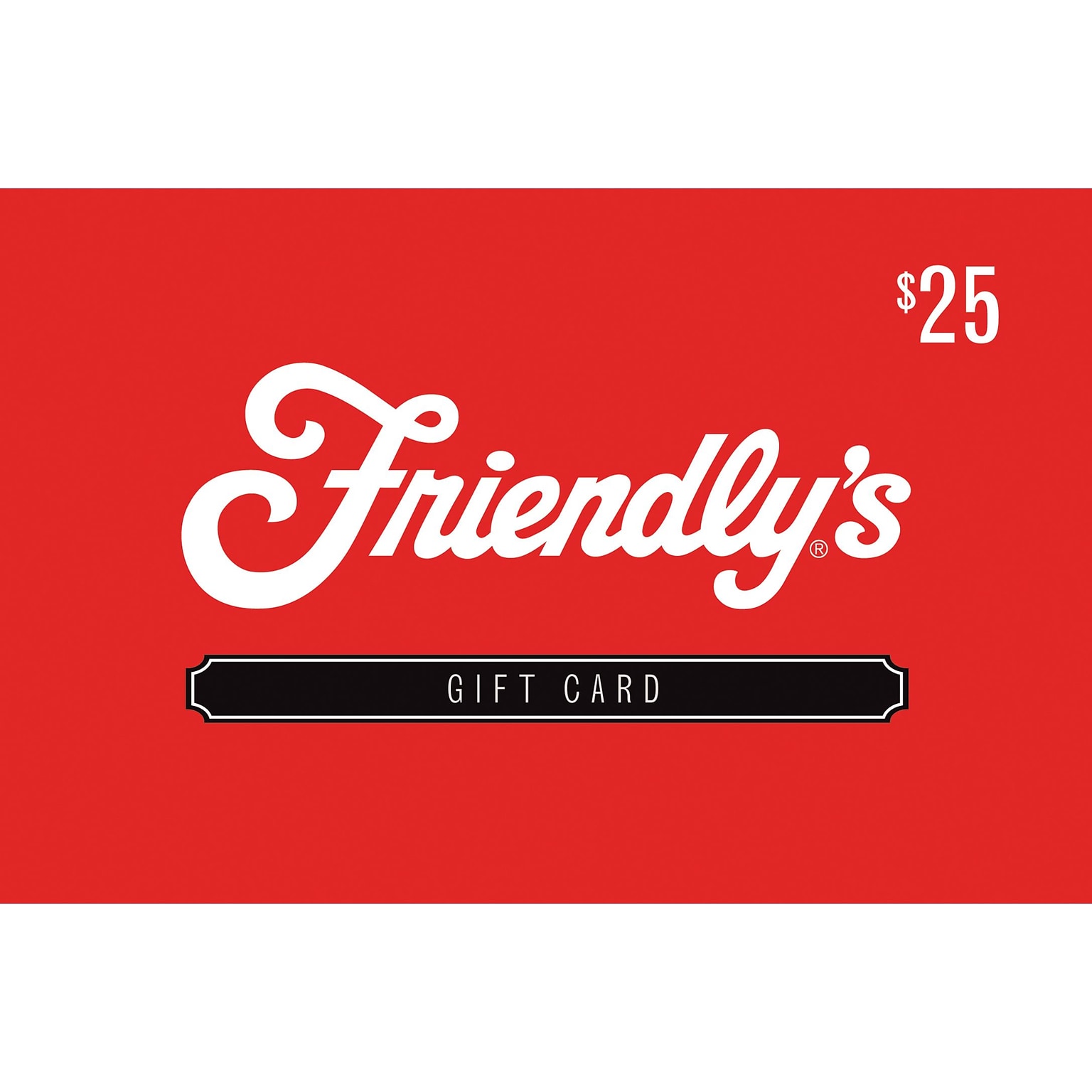 Friendlys $25 Ice Cream Design Gift Card (67849B2500)