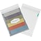 Partners Brand Clear View Poly Mailers, 9 x 12, Clear/White, 100/Case (CV912100PK)