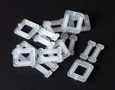 1/2 Plastic Buckles, 1000/Box (PLB-4A)