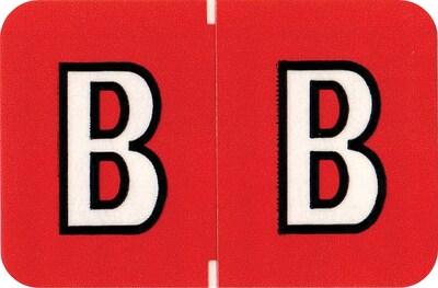 Medical Arts Press® Colwell Jewel Tone® Compatible Alpha Sheet Style Labels, B