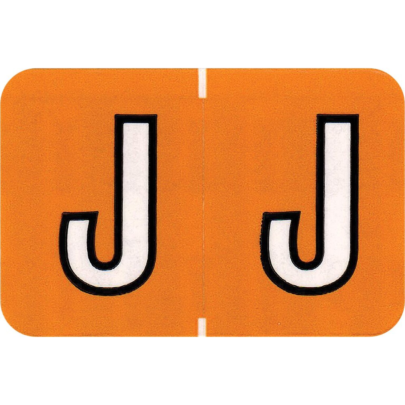 Medical Arts Press® Colwell Jewel Tone® Compatible Alpha Sheet Style Labels, J