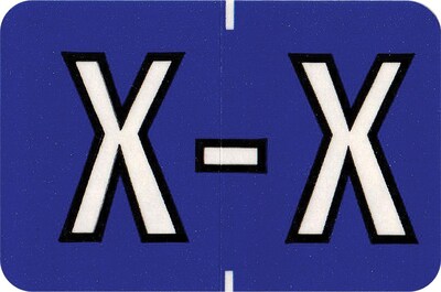 Medical Arts Press® Colwell Jewel Tone® Compatible Alpha Sheet Style Labels, X