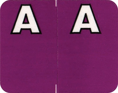 Medical Arts Press® Alpha Labels on Roll,  Letter A