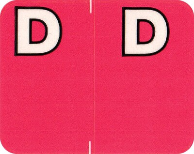 Medical Arts Press® Alpha Labels on Roll, Letter D