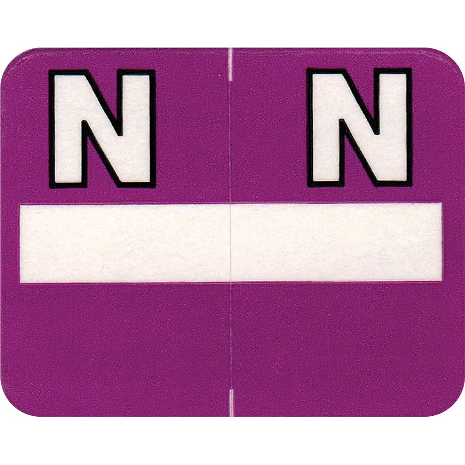 Medical Arts Press Alpha Labels on Roll, Letter N, 750/Roll (39904)