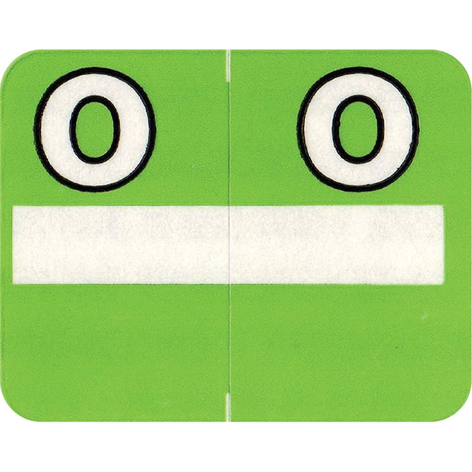 Medical Arts Press Alpha Labels on Roll,  Leter O, 750/Roll (39905)