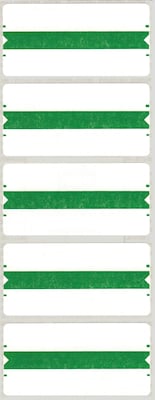 Medical Arts Press Wraparound Name Labels, Dk. Green, 250/Pack (32602)