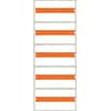 Medical Arts Press Wraparound Name Labels, Orange, 250/Pack (32605)