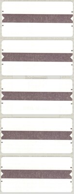 Medical Arts Press Wraparound Name Labels, Gray, 250/Pack (32606)