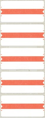 Medical Arts Press Wraparound Name Labels, Peach, 250/Pack (32608)