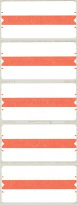 Medical Arts Press Wraparound Name Labels, Peach, 250/Pack (32608)