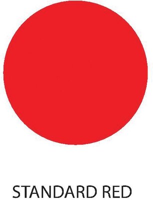 Quill Brand® Decker Tape Products Inc. Circle Label, 1/2 Diameter, Standard Red (697160)