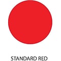 Quill Brand® Decker Tape Products Inc. Circle Label, 1/2 Diameter, Standard Red (697160)