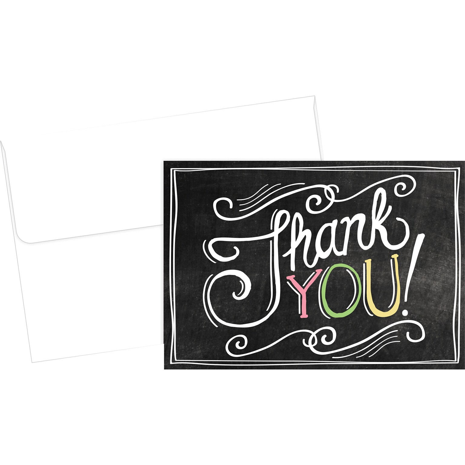 Great Papers! Chalkboard Thank You 24Ct