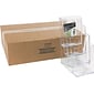 Deflecto® DocuHolder® Literature Holder, 4.875" x 10", Crystal Clear Plastic, 4/Carton (77701)