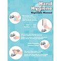 ACCUFORM SIGNS® Safety Poster, HAND HYGIENE, 24 x 18, Laminated Flexible Plastic, Each
