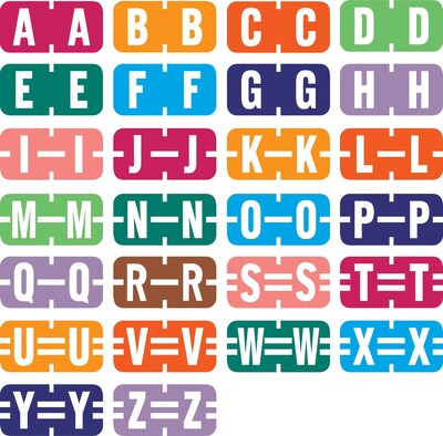 Medical Arts Press® TAB® Products Compatible Alpha Mini Label Sheets, Starter Set