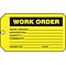 Accuform Production Control Tag, WORK ORDER, 5 3/4 x 3 1/4, PF-Cardstock, 25/Pack (MMT335CTP)